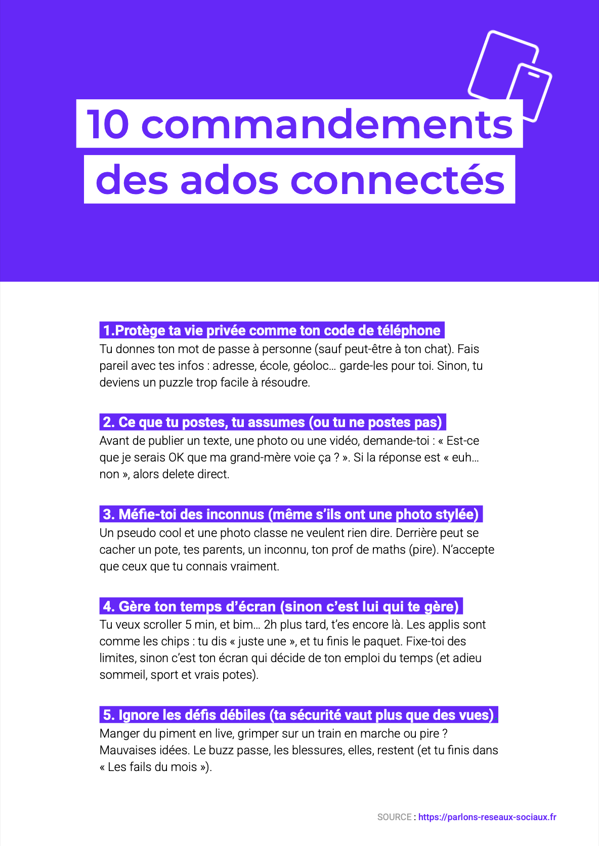 10 commandements ados connecteÌs reseaux sociaux 10 commandements des ados connectĂ©s sur les rĂ©seaux sociaux
