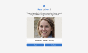 Test en ligne "Real or Not" pour identifier les images générées par IA